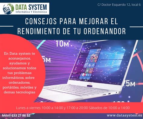 Consejos Para Mejorar El Rendimiento De Tu Windows Data System