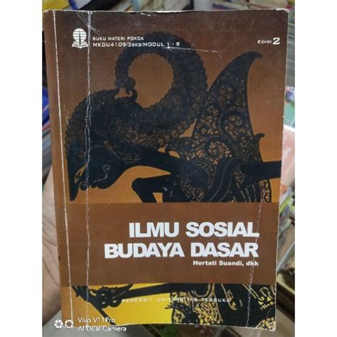 Jual Ilmu Sosial Budaya Dasar Modul Ut Shopee Indonesia