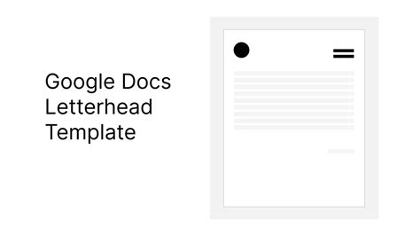 Google Docs Letterhead Template Figma