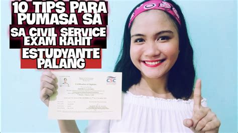 Paano Pumasa Sa Civil Service Exam Kahit Estudyante Palang Proven