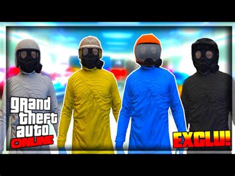 Gta Online Exclu Glitch Masque A Gaz Casque Youtube