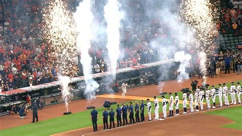 Astros' starting lineup intro