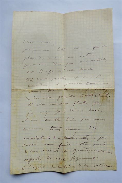 Proust Renaldo Hahn Lettre Autographe Manuscrite Sign E Les Livres