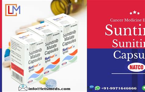 Sunitinib Capsules Brands Generic Sutent Wholesale Supplier