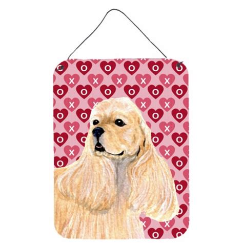 Buff Cocker Spaniel Hearts Love Valentine S Day Wall Or Door Hanging Prints 16hx12w Kroger