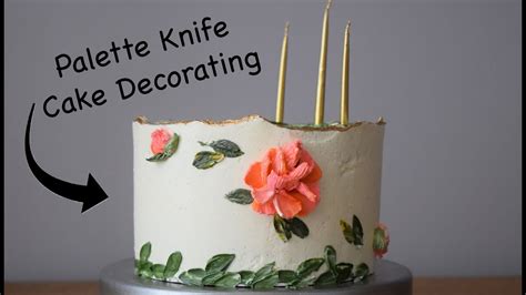 Creating A Palette Knife Flower Cake Kitchen Trials Youtube