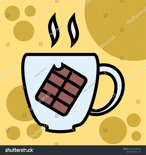 Illustration Vector Graphic Hot Chocolate Drink Stock Vector Royalty Free 2205085735