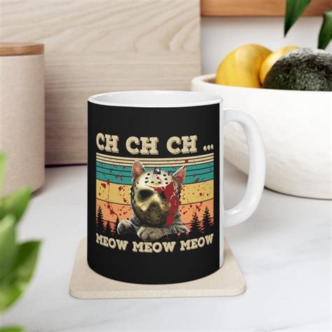Meow Coffee Mug Etsy