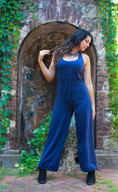 New Jumpsuit Cotton Jumpsuit Sun And Moon Jumpsuit Etsy