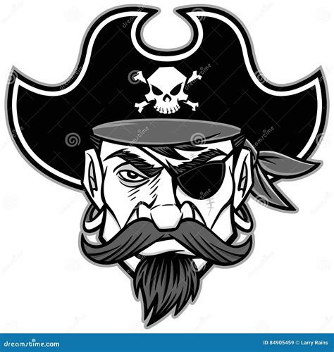 Pirate Mascot Illustration Stock Vector Illustration Of Mascot