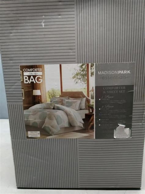 Madison Park Essentials Bed In A Bag Comforter Set Queen 9 Piece Allsurplus Dallas