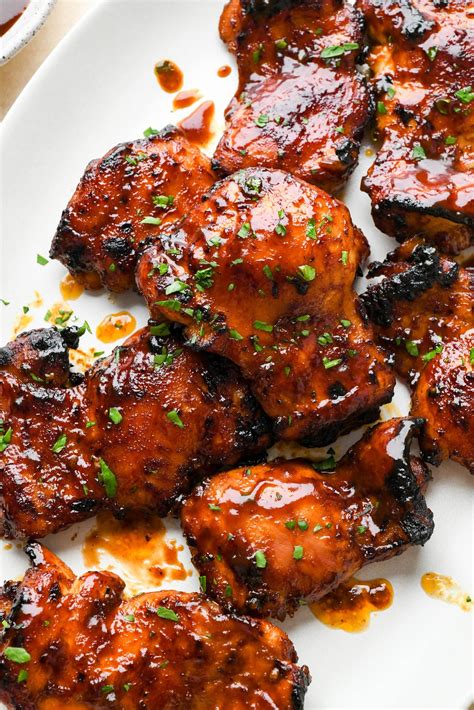 Caramelized Bbq Chicken Thighs In The Oven