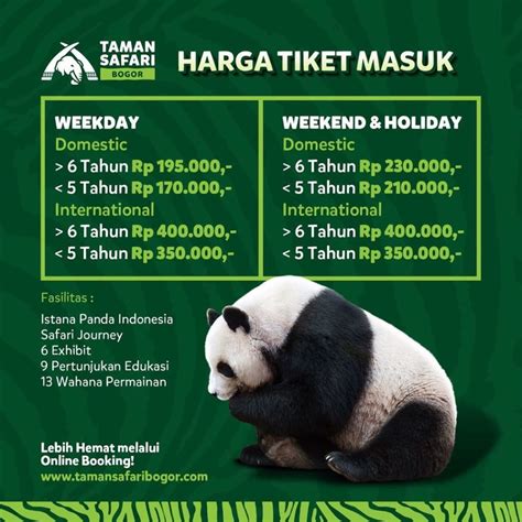 Informasi Lengkap Harga Tiket Taman Safari Bogor 2020 Beserta Daftar