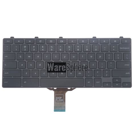 Laptop Us Keyboard For Dell Chromebook D Dt Ae U Black