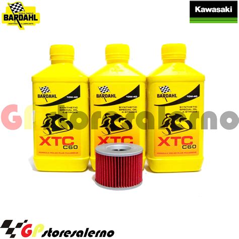 KIT OLIO FILTRO OLIO BARDAHL XTC C60 10W40 KAWASAKI 550 LTD SHAFT