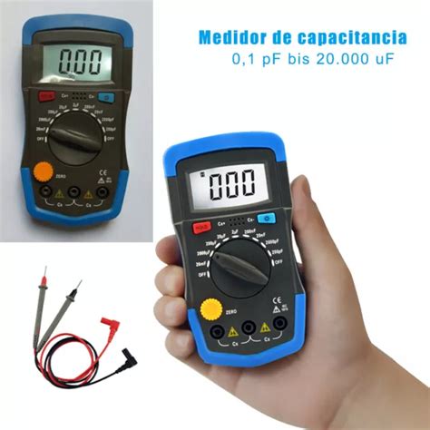 Digital Multimeter Portable Capacitor Meter Pf F Professional