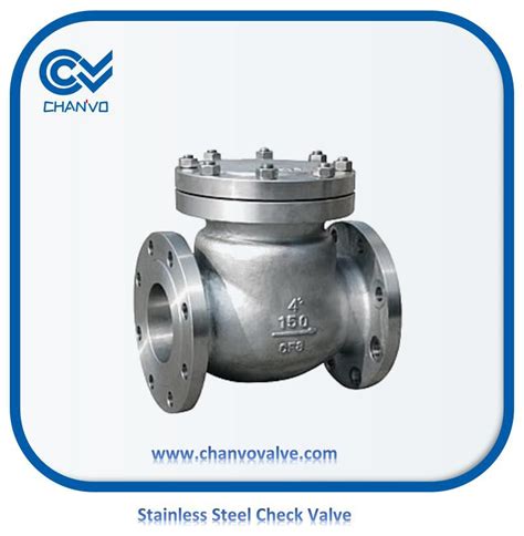 China Stainless Steel Swing Check Valve Flange End Manufacturers Suppliers Factory Direct