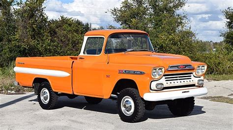 1959 Chevrolet Napco Pickup 4 Speed 4 Wheel Drive Mecum Auctions