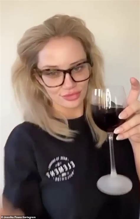 Married At First Sight S Jessika Power Strips Down To Skimpy White Lingerie Daily Mail Online