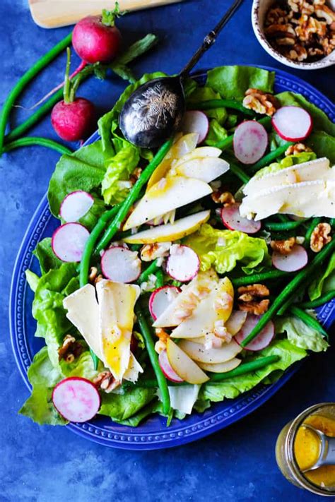 French Salad With Brie And Pears Eating European