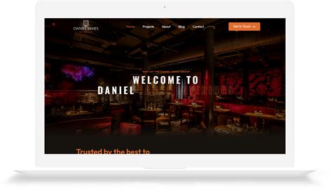 Daniel James Interiors Website Design Whiteski Digital Uk