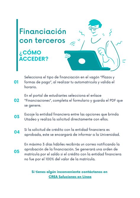 Guía para solicitar financiación con terceros Universidad de Bogotá