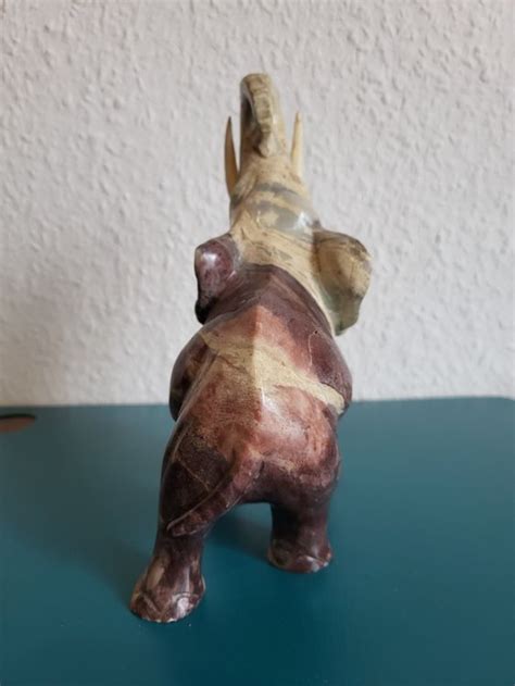 Elefant Aus Speckstein Skulptur Unikat Kaufen Auf Ricardo