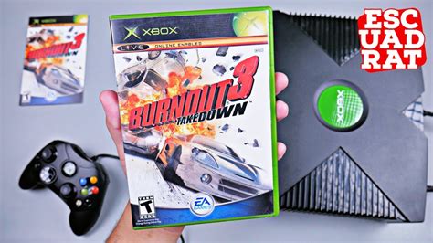 Unboxing Gameplay Burnout Takedown Xbox Classic Original Graphics