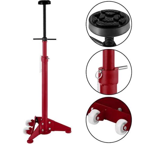 Vevor Ton Underhoist Stand Pole Jack With Wheel Heavy Duty Jack