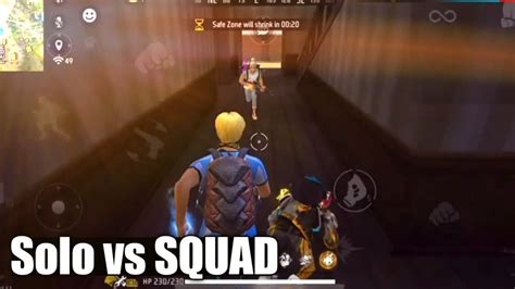 Solo Vs Squad Solo Vs Squad Gameplay Like Bnl With Mobile Phone