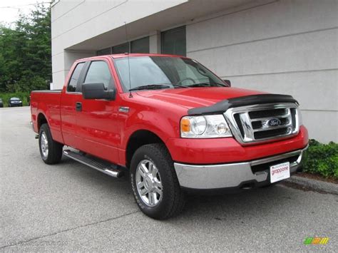 2008 Bright Red Ford F150 Xlt Supercab 4x4 14648094 Photo 5 Car Color Galleries