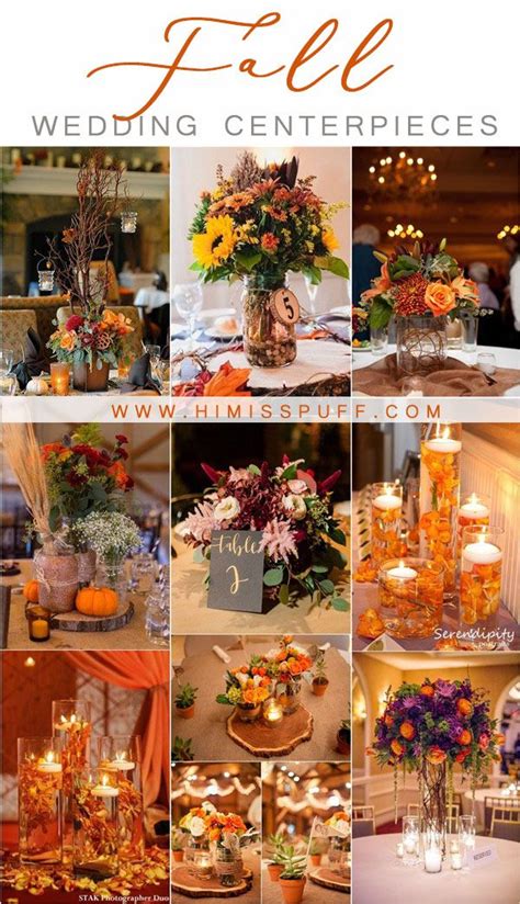 Fall Wedding Centerpieces To Inspire Your Big Day Fall Wedding