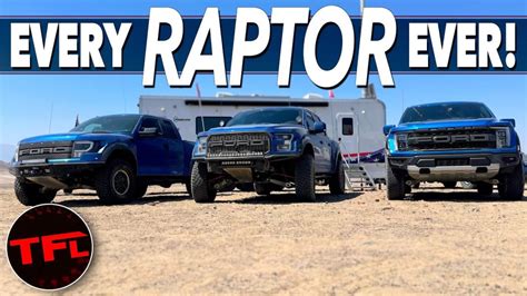 Video All Three Ford Raptor Generations Compared Side By Side The