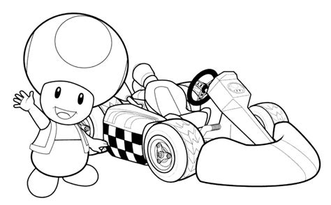 22 dessins de coloriage mario kart à imprimer sur LaGuerche Page 1