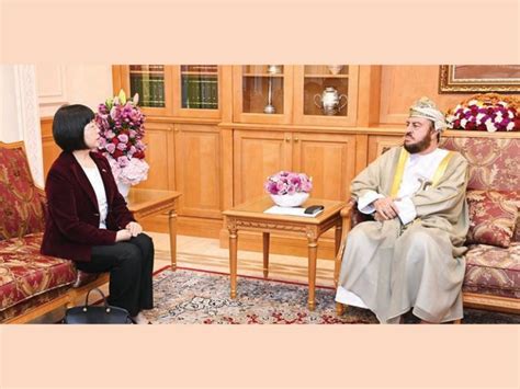 Sayyid Asaad Bids Farewell To Chinese Envoy