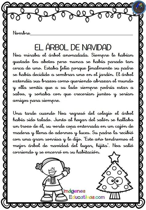 Comprensión lectora, Lectura de comprensión, Lecturas de navidad