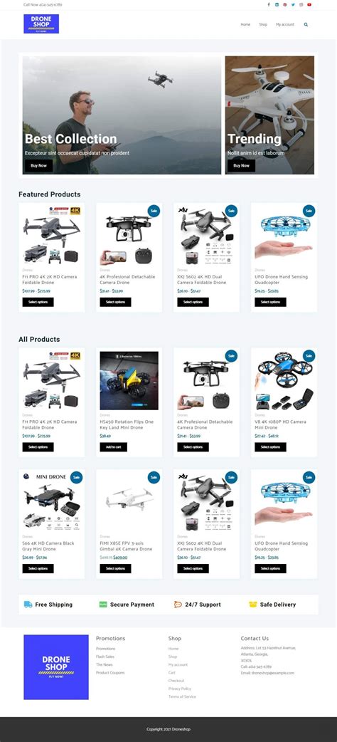 8 Products Store Drone Store