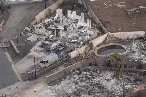 Lahaina Fire Aftermath Aerial Photos Show Extent Of The Damage Caused