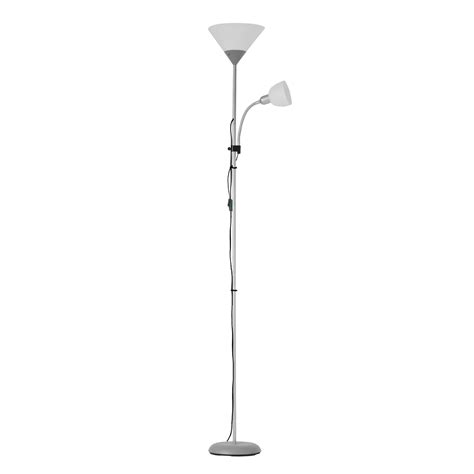 Lampa Pod Ogowa Z Lampk Do Czytania Basic Srebrna E E Leroy Merlin