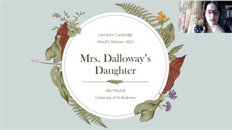 Jude Alford A Week With Woolfs Women — Literature Cambridge