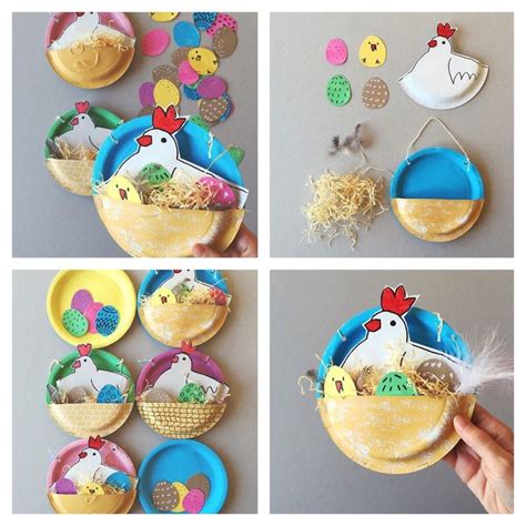 Pin by Юлия Шевченко on Поделки из бумажных тарелок | Easter crafts for ...