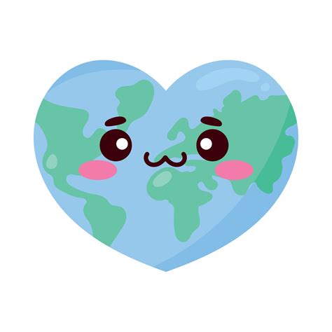 Coraz N Tierra Planeta Emoji Vector En Vecteezy