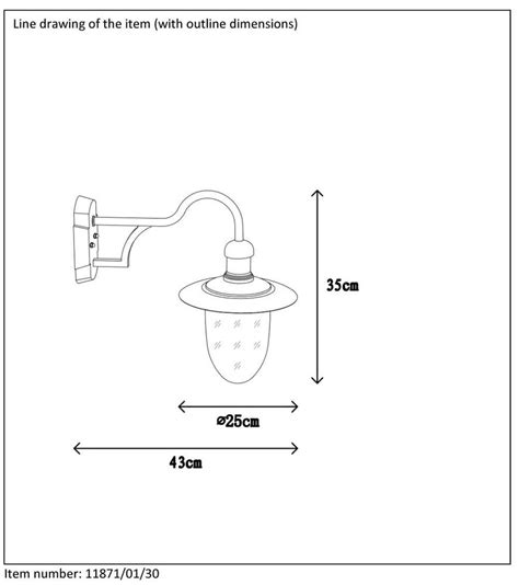 Lucide Aruba Wandlamp Buiten Xe Ip Zwart Lamponline Nl