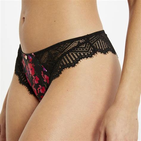 Tanga Noir Loren Morgan Lingerie Fitancy
