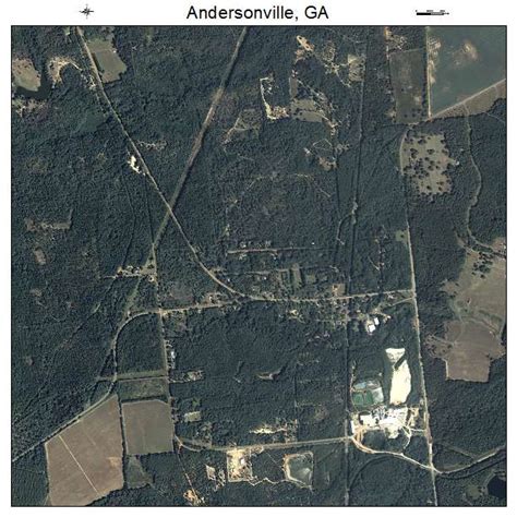 Aerial Photography Map Of Andersonville Ga Georgia