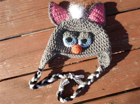 Custom Furby Inspired Crochet Hat By Crazyleggies On Etsy 2000