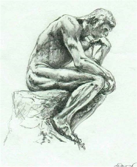 Thinker Drawing