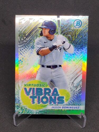 2022 Bowman Chrome Virtuosic Vibrations VV 4 Jasson Dominguez New York