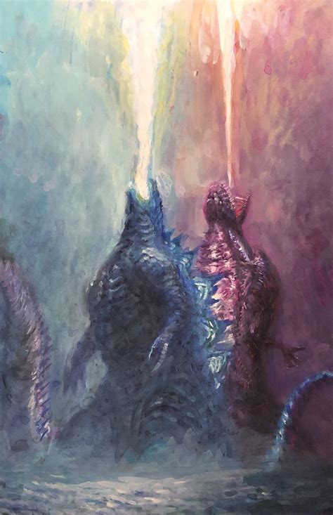 Epic Shin Godzilla and Godzilla 2014 art by @100MegaGNA : r/GODZILLA