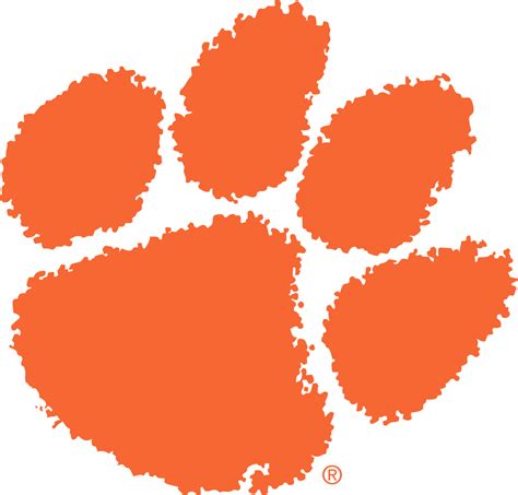 Clemson Paw Stencil - Cliparts.co